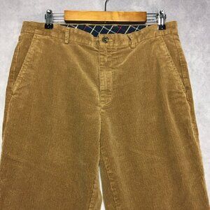 Brooks Brothers Mens Corduroy Pants size 35x30 34x28‎ actual Brown Stretch Cords